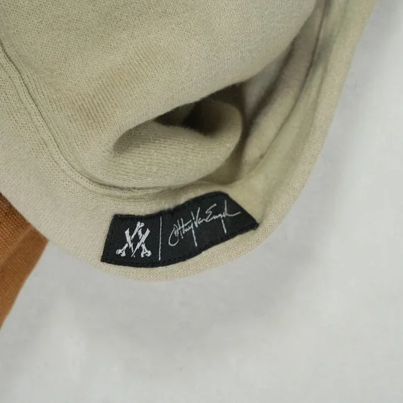 Vans x Anthony Van Engelen Hooded Barne Work Jacket Tan Mens Large AV78 Full Zip